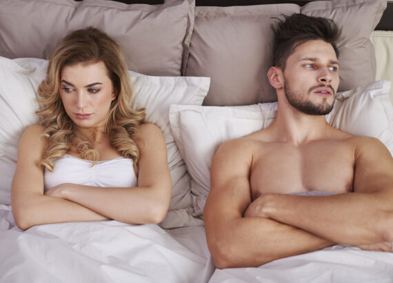 Dispute de couple au lit
